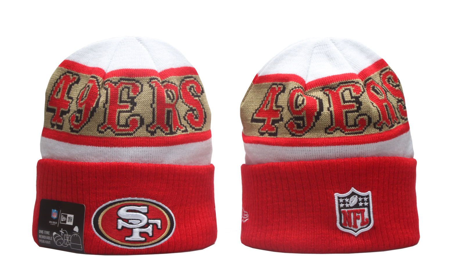 2023 NFL San Francisco 49ers beanies ypmy